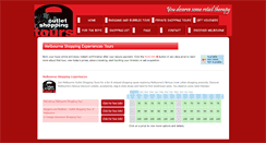 Desktop Screenshot of outletshoppingtours.tourstogo.com.au