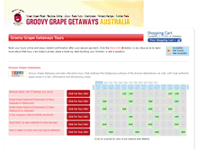 Tablet Screenshot of groovygrape.tourstogo.com.au