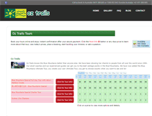 Tablet Screenshot of oztrails.tourstogo.com.au